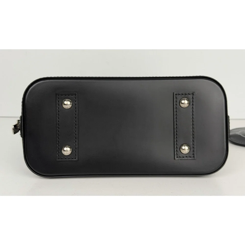 Louis Vuitton x Yayoi Kusama Alma BB Handbag in Black Epi Leather NFC B9 - Picture 4 of 16